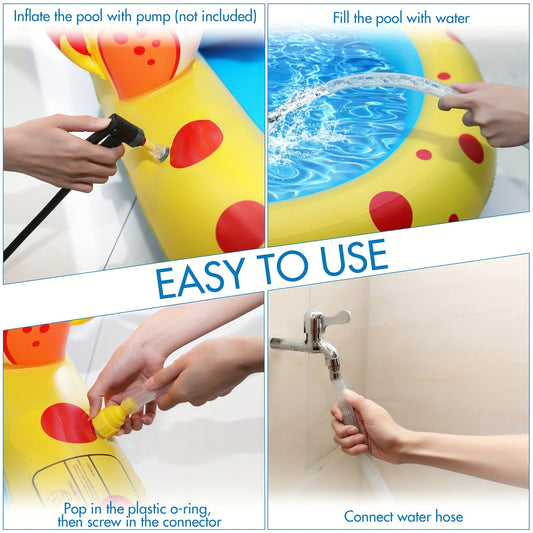 Dino Splash Pool — Kids Water Spray Pool