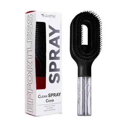 Water Spraying Detangling Hair Comb with Essential Oil Spray