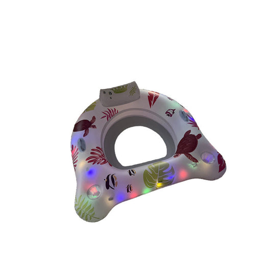 Glow Lounge — Luminous U-Shaped Pool Float