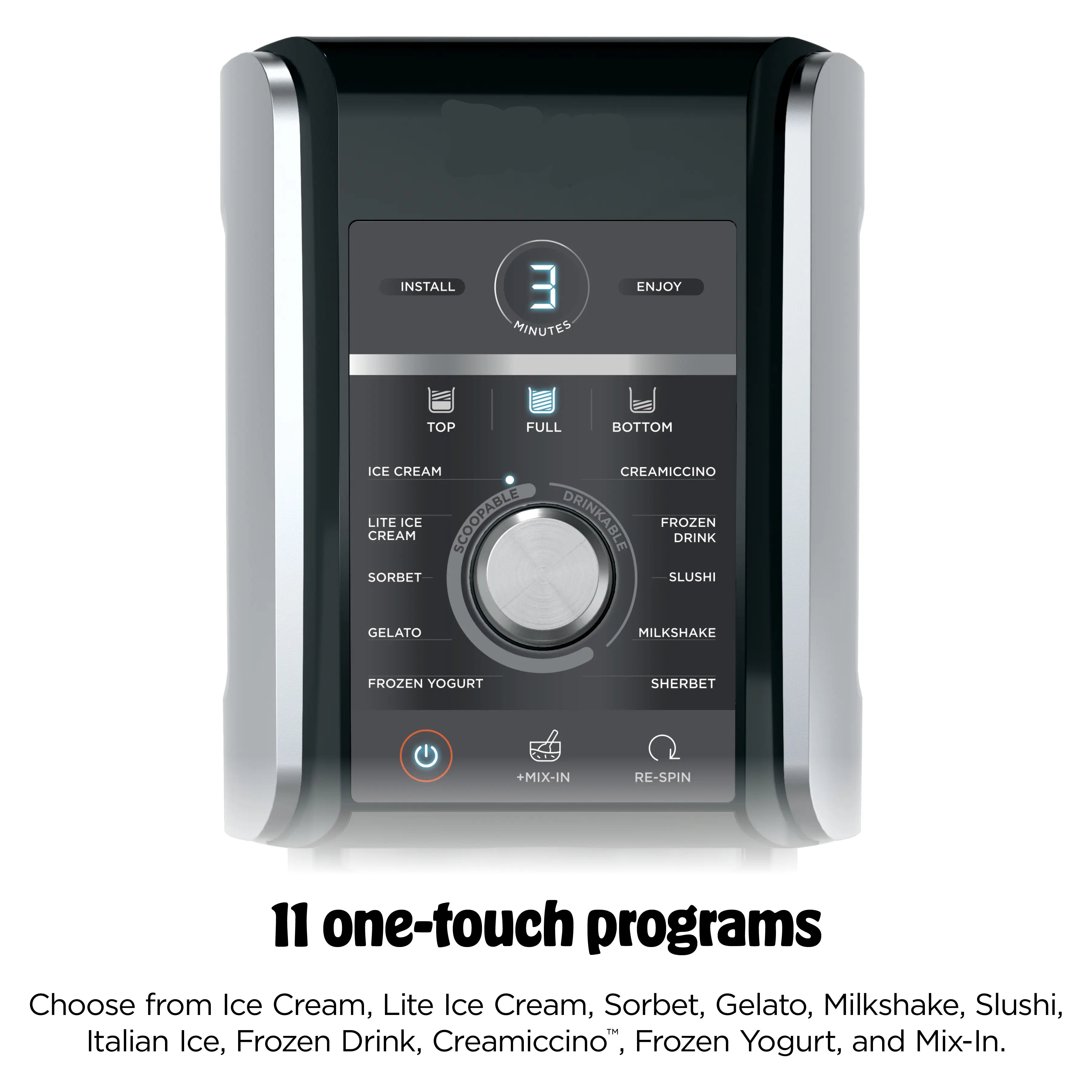 11-in-1 Automatic Ice Cream & Premium Frozen Treat Maker (XL Size)