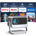 M10 Netflix Certified Portable Projector Native 1080P 600 ANSI Home Cinema Projector with Dual Auto Focus, WiFi 6 & BT 5.0 – Outdoor & Gaming Mini Projector Bundle with Dolby Audio, HDMI/USB-C & Complete Projection Kit
