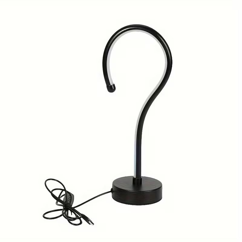 Question Mark Table Lamp — USB Dimmable LED Desk Light