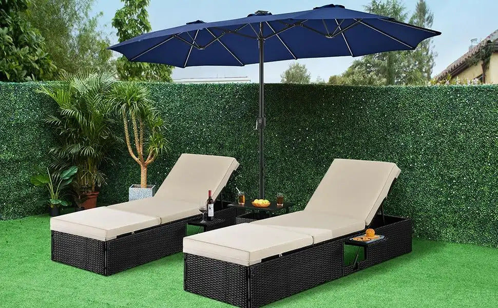 15ft Solar LED RGB Patio Umbrella, 12-Mode Color Changing Outdoor Umbrella with Base Stand, UV & Weather Resistant, Triple-Vented Canopy, Multi-Mode LED Light Strips